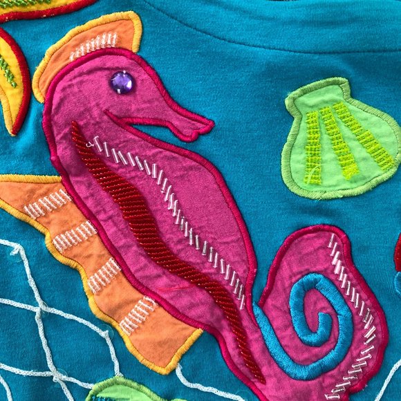 I.B. Diffusion Applique & Studded Tee Cruise Wear Priced Too Low For A Discount - Picture 4 of 11